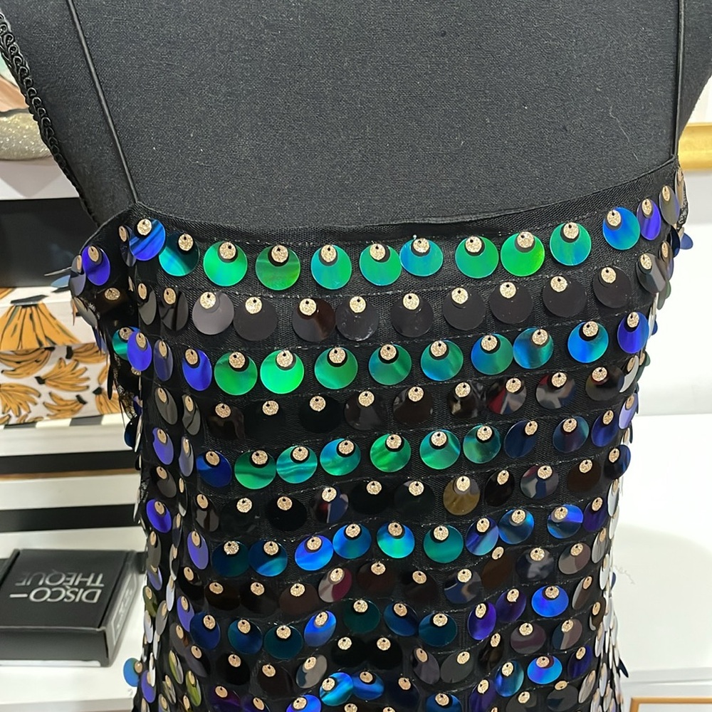Glamorous Sequin Maxi Dress - Blue and Green - Picture 2 of 5
